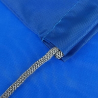 Мешок для обуви 420 х 340 мм, Calligrata "Стандарт", (мягкий полиэстер, плотность 210 D), синий