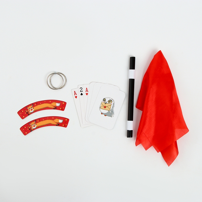 Набор волшебника &laquo;Факультет храбрых&raquo; 6 фокусов, инструкция в комплекте