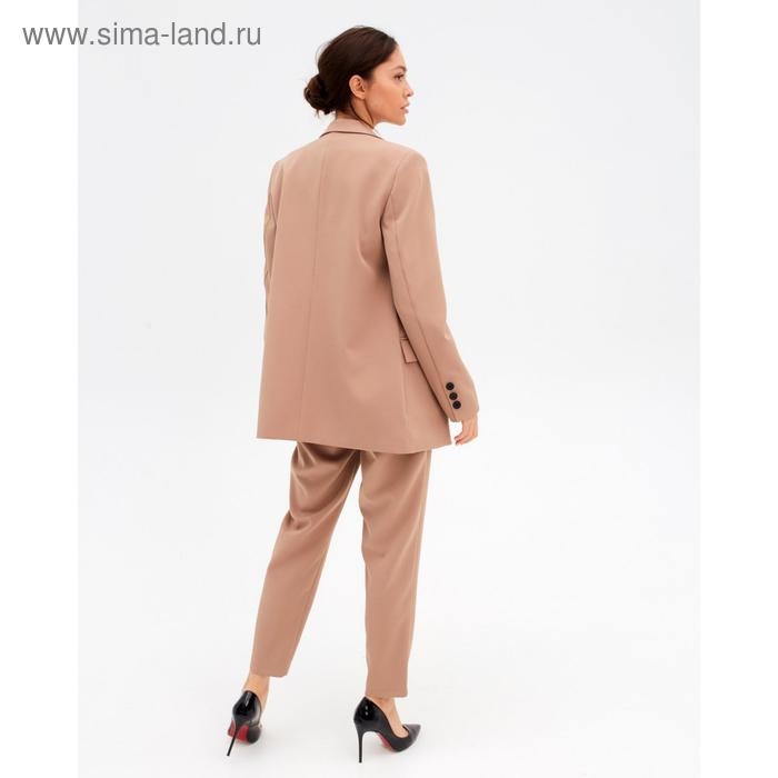 Пиджак женский двубортный MIST размер 46, цвет бежевый Пиджак женский двубортный MIST размер 46, цвет бежевый