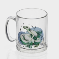 Кружка стеклянная чайная &laquo;Змеи&raquo;, 320 мл, МИКС
