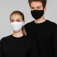 Маска для лица, черная