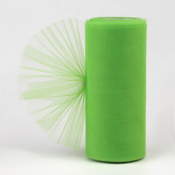 Фатин, 15 см, 11 &plusmn; 1 г/кв.м, 23 &plusmn; 1 м, цвет зелёный №3