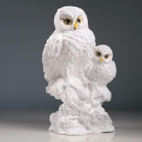 Копилка "Совы полярные" 20х18х33см Копилка "Совы полярные" 20х18х33см
