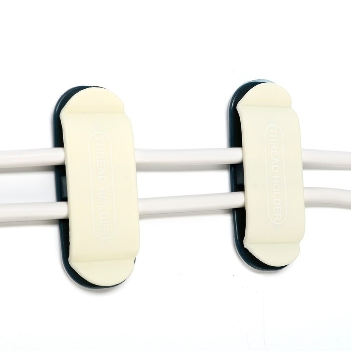 Держатель для проводов 75х30 мм, цвет белый, 4 шт. Держатель для проводов 75х30 мм, цвет белый, 4 шт.