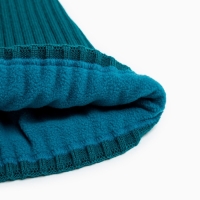 Шапка детская MINAKU с отворотом р-р 52-56, цв.морской волны Шапка детская MINAKU с отворотом р-р 52-56, цв.морской волны