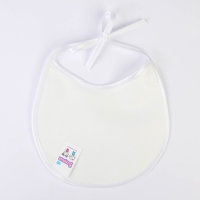 Нагрудник детский 18х18 см., микрофибра с ПВХ  покрытием &laquo;Витоша&raquo;, белый