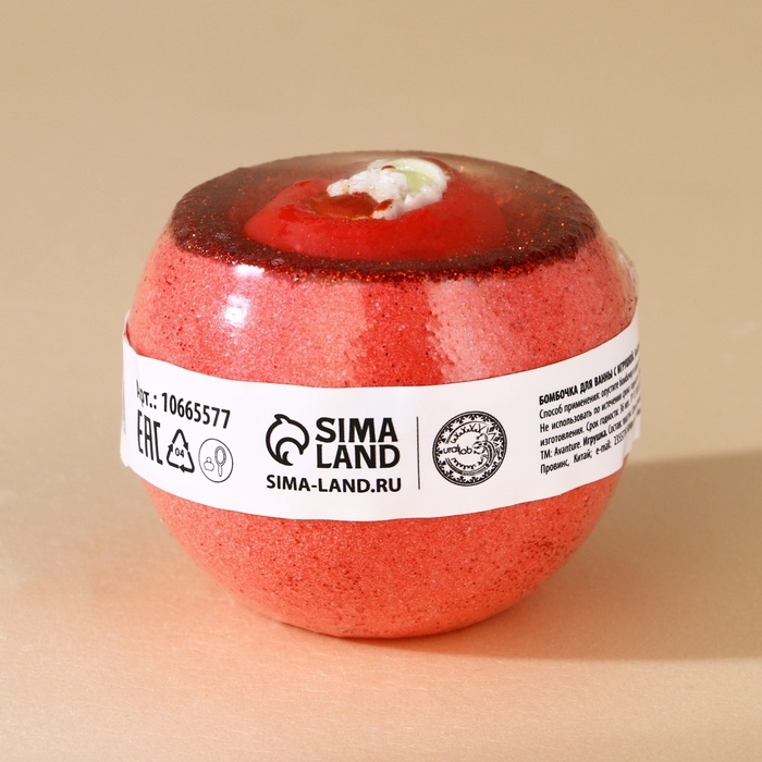 Новый Год. Бомбочка для ванны с игрушкой, 140 г, микс