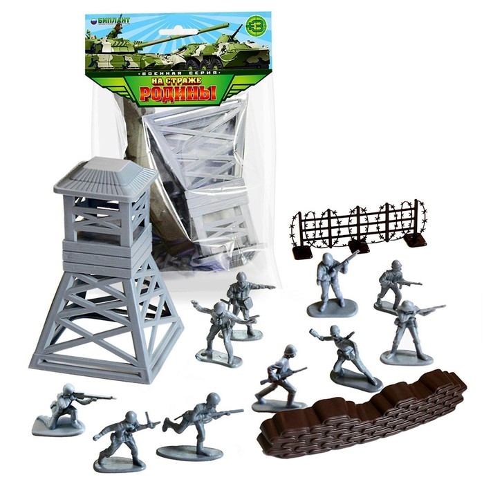 Набор солдатиков &laquo;Блокпост&raquo;, с аксессуарами