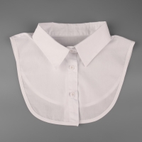 Воротник ложный, диаметр горловины = 42 см, 31,5 &times; 20,5 см, цвет белый