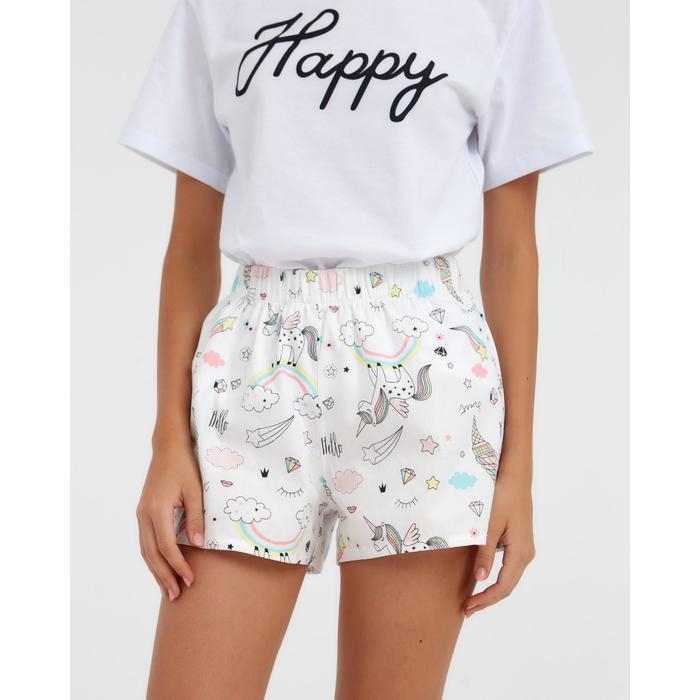 Шорты женские KAFTAN Шорты женские KAFTAN "Unicorn", р. 40-42, белый