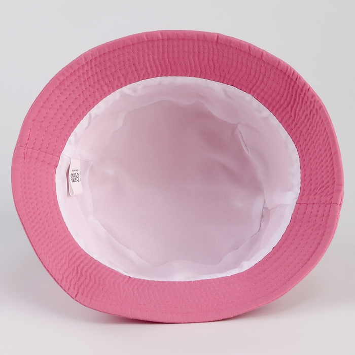 Панама детская для девочки &laquo;Кошка&raquo;, +ушки-заколки, цвет розовый, р-р 54