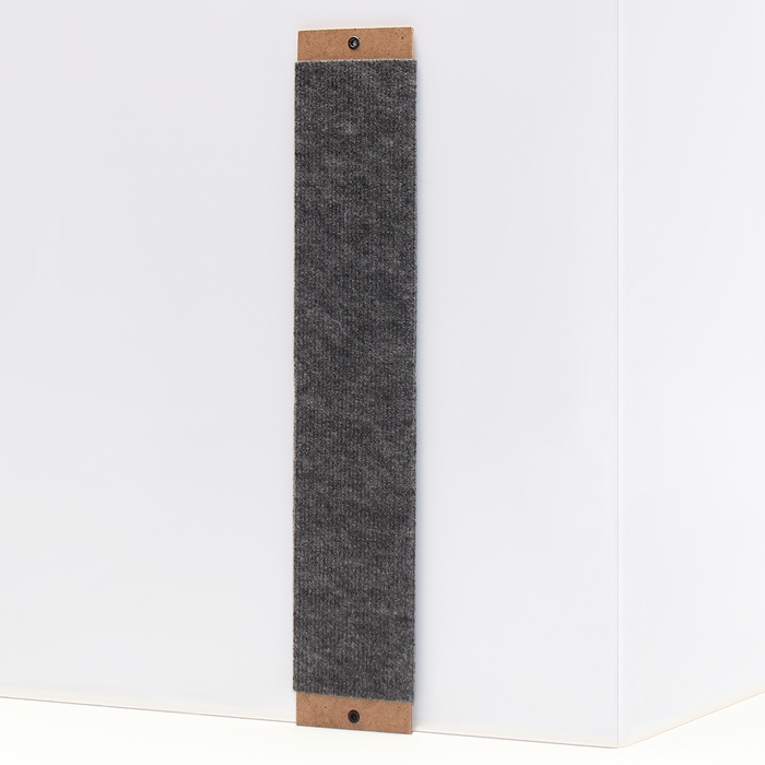 Когтеточка Когтеточка "Пижон", ДВП, ковролин, 50 х 10 см, серая