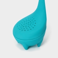 Ситечко для чая «Динозавр», 14,5 см, цвет бирюзовый Ситечко для чая «Динозавр», 14,5 см, цвет бирюзовый