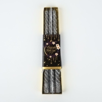 Новогодние свечи витые &laquo;Новый год: Счастливого нового года&raquo; 3 шт