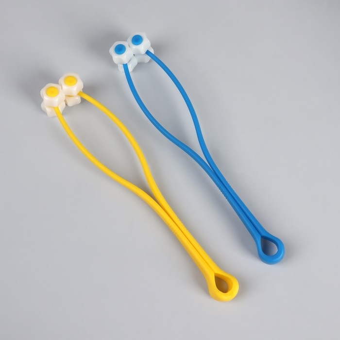 Массажёр для лица, 25 &times; 4,5 см, 4 ролика, цвет МИКС