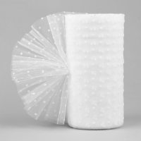 Фатин &laquo;Горох&raquo;, 15 см, 11 &plusmn; 1 г/кв.м, 23 &plusmn; 1 м, цвет белый №1