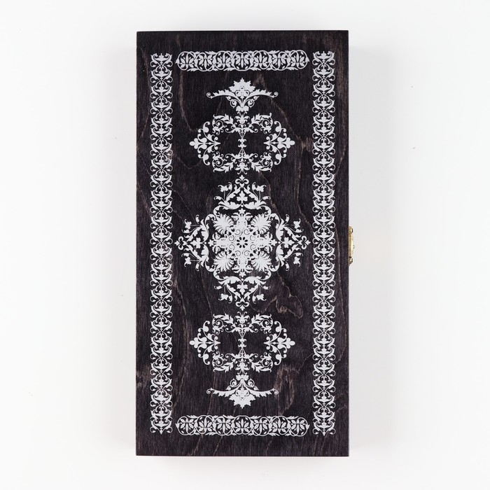 Нарды деревянные, настольная игра "Черное серебро", 29 х 29 см