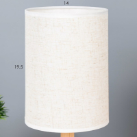 Лампа настольная "Брюссель" 1х40Вт E27 белый 14х14х27 см RISALUX Лампа настольная "Брюссель" 1х40Вт E27 белый 14х14х27 см RISALUX