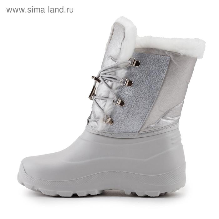 Сноубутсы женские, цвет жемчужный, размер 39