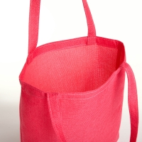 Шопер без застёжки, из текстиля, цвет розовый Шопер без застёжки, из текстиля, цвет розовый