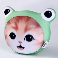 Подушка антистресс «Котик-лягушка» Подушка антистресс «Котик-лягушка»