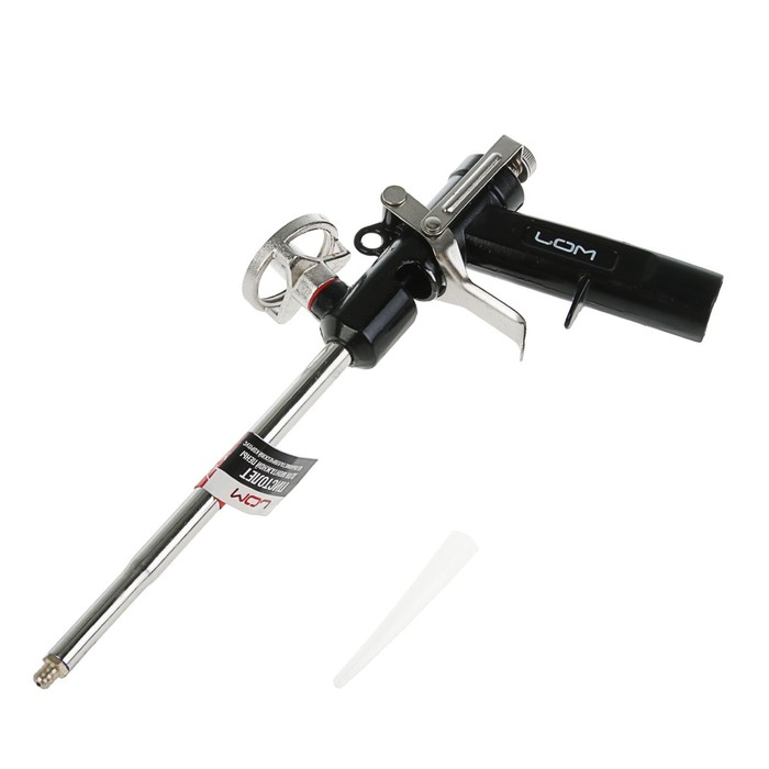 Пистолет для монтажной пены ЛОМ, цельнометаллический корпус Пистолет для монтажной пены ЛОМ, цельнометаллический корпус