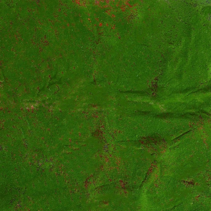 Мох искусственный, декоративный, полотно 1 &times; 1 м, рельефный, камни, Greengo