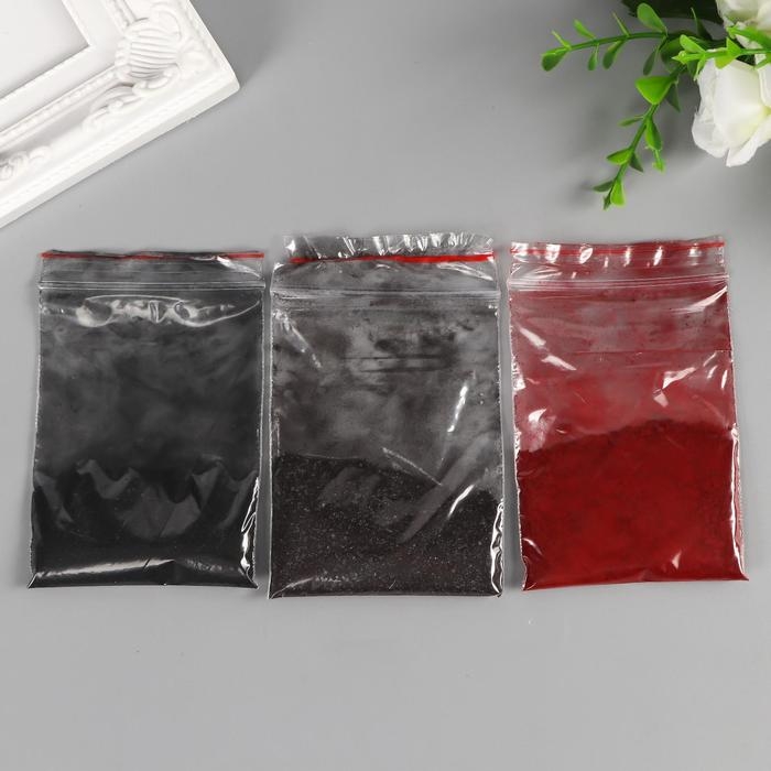 Набор красителей Набор красителей "ДЖИНСА" 3в1 зеленый/красный/синий, 30 гр