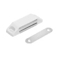 Магнит мебельный M002W, 60&times;13, средний, белый