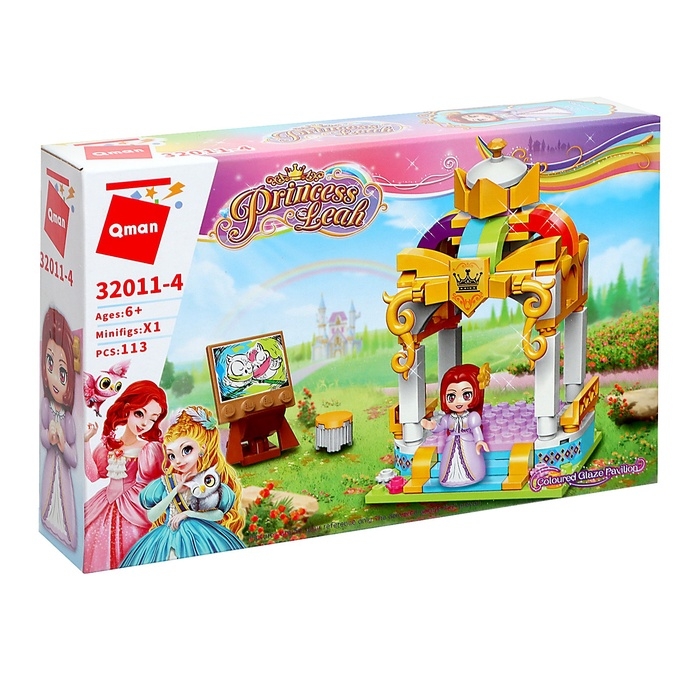 Конструктор для девочек &laquo;Принцессы. Беседка&raquo;, 113 деталей