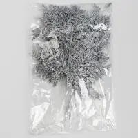 Декоративная веточка &laquo;Изумление&raquo; в серебрянном цвете, 0,3 &times; 12 &times; 28 см