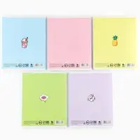 Тетрадь в клетку, 48 л., А5, на скрепке, блок №1 &laquo;Панды&raquo; МИКС