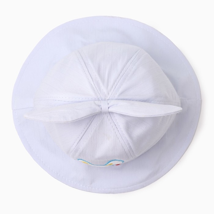 Панама детская "Зайки" MINAKU, цвет голубой, размер 48-50