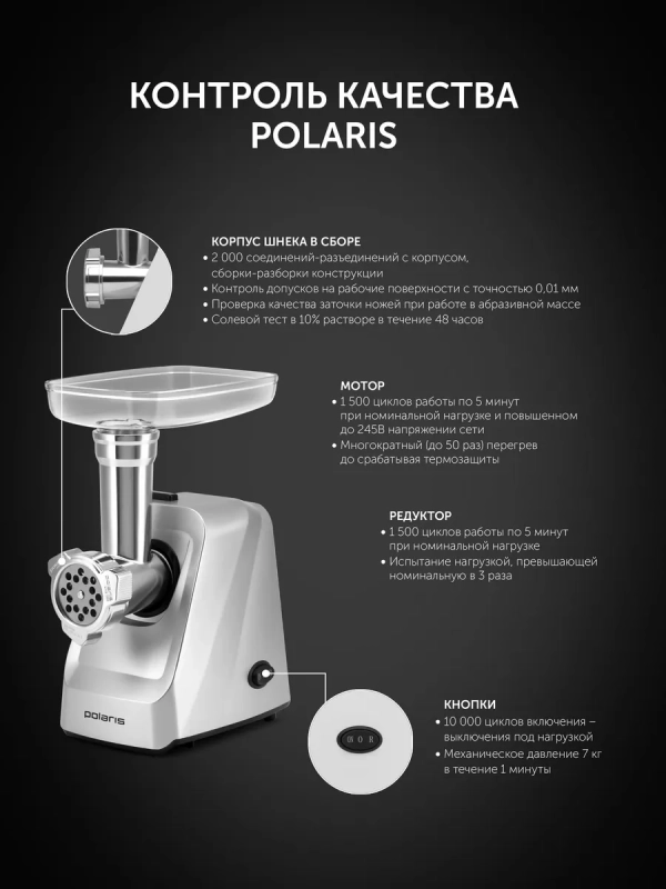 Мясорубка электрическая PMG 2077 RUS