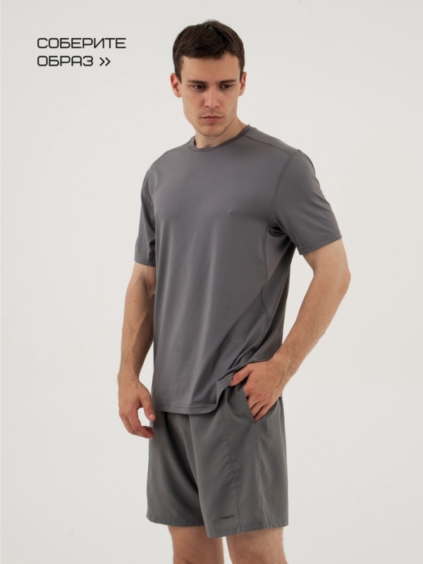 Шорты мужские Resport, р. 50, цвет серый, с велосипедками Шорты мужские Resport, р. 50, цвет серый, с велосипедками