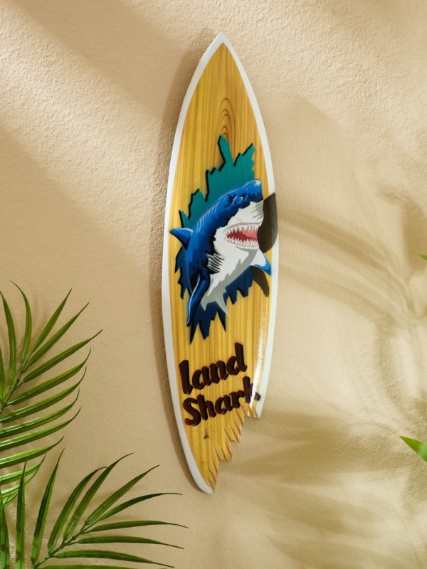 Панно Панно "Доска для сёрфа "Land Shark" дерево 40х11 см