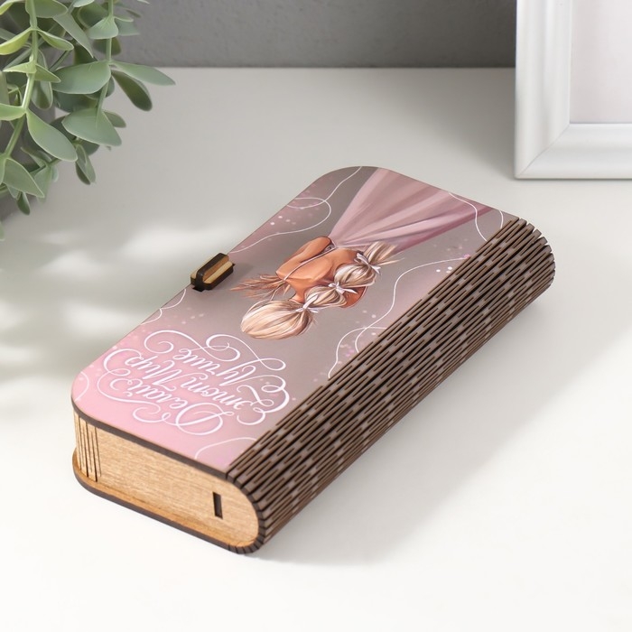 Шкатулка "Девушка" 17х8,5х3,5 см