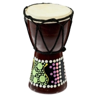 Сувенирный музыкальный инструмент "Барабан Джембе" 15х9,5х9,5 см МИКС Сувенирный музыкальный инструмент "Барабан Джембе" 15х9,5х9,5 см МИКС