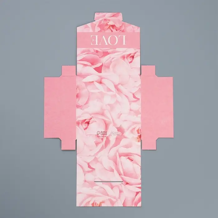 Коробка подарочная складная конверт, упаковка,&laquo;Розы&raquo;, 15 х 15 х 4 см