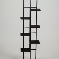 Подставка для цветов Greengo, 8 полок, 36 &times; 23 &times; 136 см, напольная, каркас металл, полки МДФ, чёрная