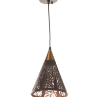 Светильник "Рэдклифф" (Деревья) 1х40Вт Е27 черный 18х18х26+100см