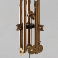 Музыка ветра металл, дерево "Привлечение богатства" 5 трубок 55х9х9 см Музыка ветра металл, дерево "Привлечение богатства" 5 трубок 55х9х9 см