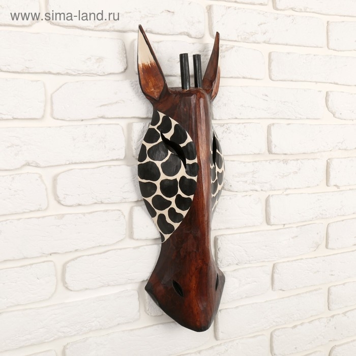 Маска дерево "Жираф" 50х16х7 см