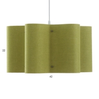 Светильник BayerLux "Лаура" Е27 15Вт зеленый 42х42х22,5-122 см