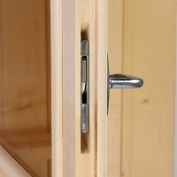 Окно, 40&times;50см, двойное стекло, тонированное, из липы