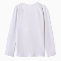 Лонгслив для девочки MINAKU, цвет белый, рост 164 см Лонгслив для девочки MINAKU, цвет белый, рост 164 см