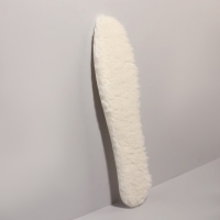 Стельки для обуви, утеплённые, двухслойные, р-р RU до 48 (р-р Пр-ля до 45), 30 см, пара, цвет белый