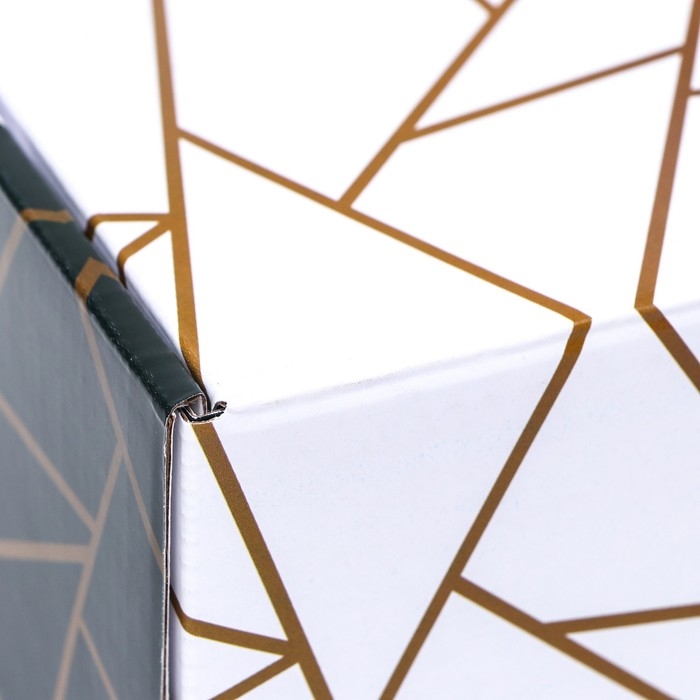 Коробка самосборная, без окна &laquo;Галограмма&raquo; 19 х 19 х 9 см