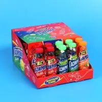 Мини жевательная резинка в бутылочках, ассорти, 7 г