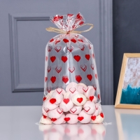 Пакет фасовочный БОПП, "Сердца" 20*35 см набор 50 шт Пакет фасовочный БОПП, "Сердца" 20*35 см набор 50 шт